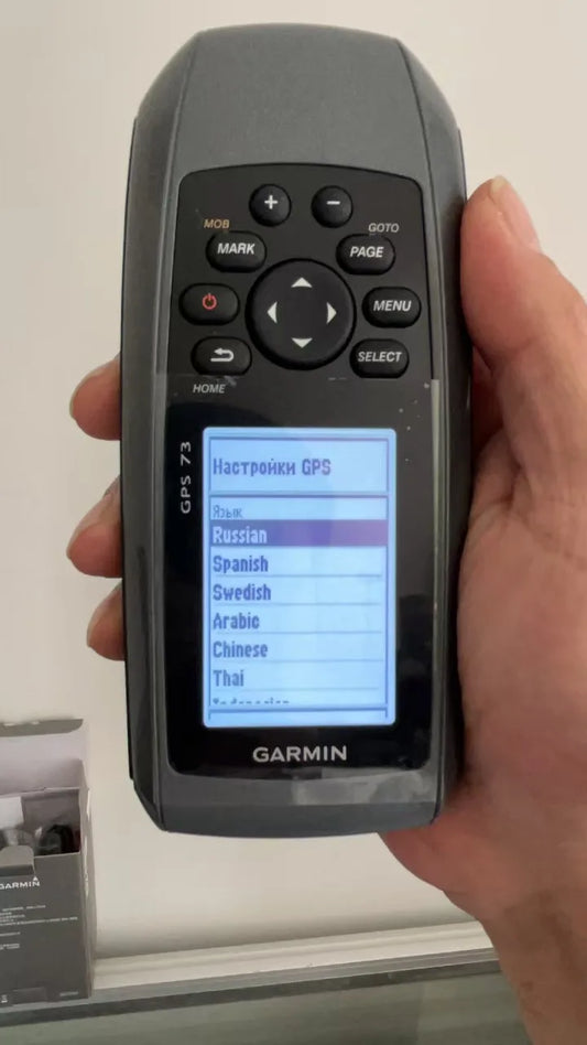 Garmin GPS 73 GPS marin portable haute sensibilité GPS 73 récepteur GPS extérieur navigateur SailAssist pour bateau plusieurs langues