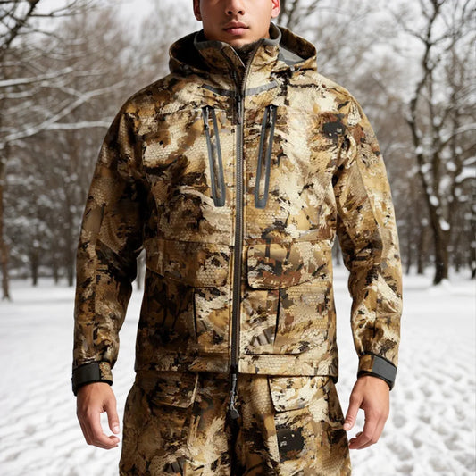 Ainfad Men's High Quality Fall/Winter Waterproof Insulated Fishing and Hunting Jacket