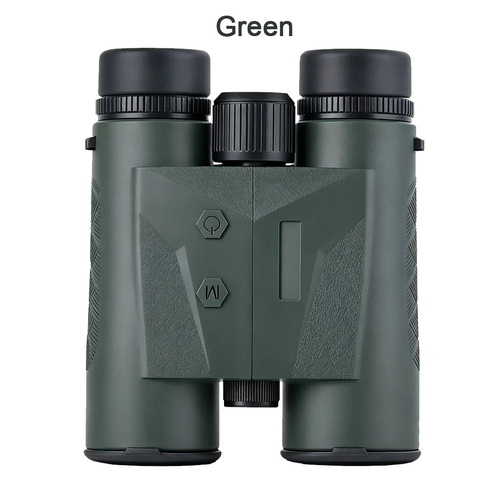 HOYOOTI/10X42 Binocular Laser Rangefinder Telescope, IP65 Waterproof, Magnesium Alloy Body, One-Button Ranging up to 2600 Yards