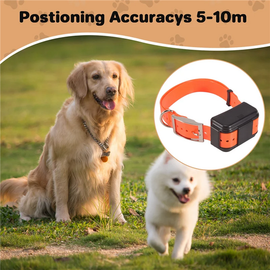 -ABAB Pet Tracker Gps Collar pour chiens Suivi en temps réel Animal IP67 Localisateur de chien étanche pour chien de taille moyenne