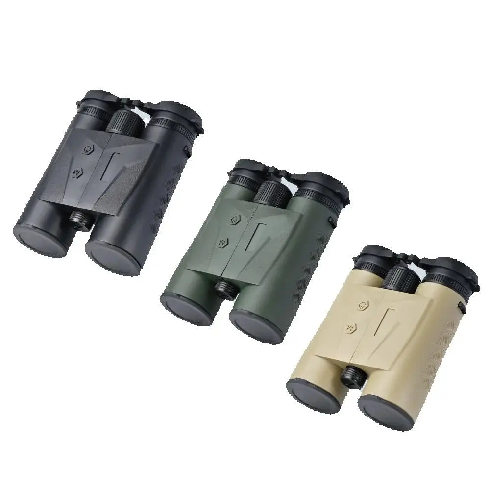 HOYOOTI/10X42 Binocular Laser Rangefinder Telescope, IP65 Waterproof, Magnesium Alloy Body, One-Button Ranging up to 2600 Yards