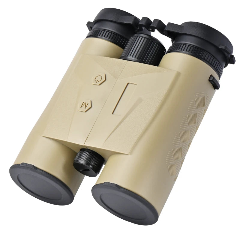 HOYOOTI/10X42 Binocular Laser Rangefinder Telescope, IP65 Waterproof, Magnesium Alloy Body, One-Button Ranging up to 2600 Yards