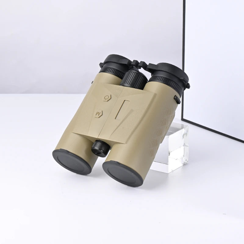 HOYOOTI/10X42 Binocular Laser Rangefinder Telescope, IP65 Waterproof, Magnesium Alloy Body, One-Button Ranging up to 2600 Yards