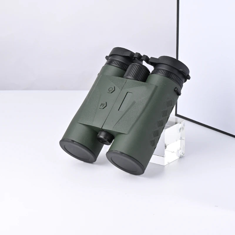 HOYOOTI/10X42 Binocular Laser Rangefinder Telescope, IP65 Waterproof, Magnesium Alloy Body, One-Button Ranging up to 2600 Yards